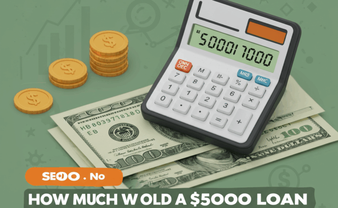 How Much Would A $5000 Loan Cost Per Month