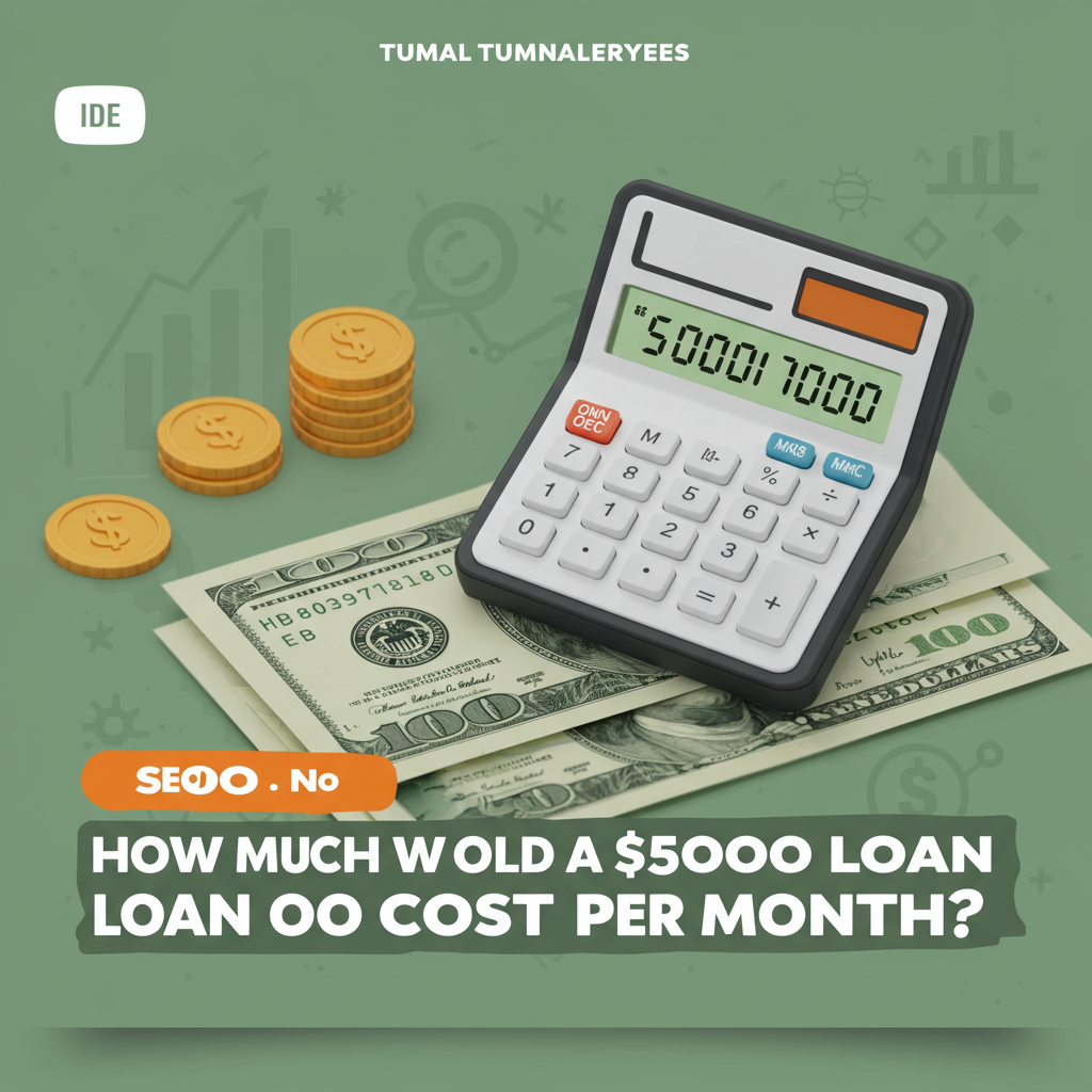 How Much Would A $5000 Loan Cost Per Month